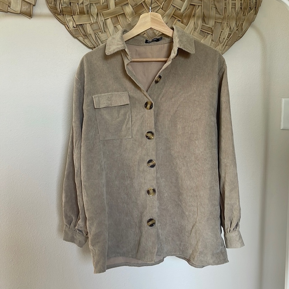Nasty Gal Corduroy Button Down